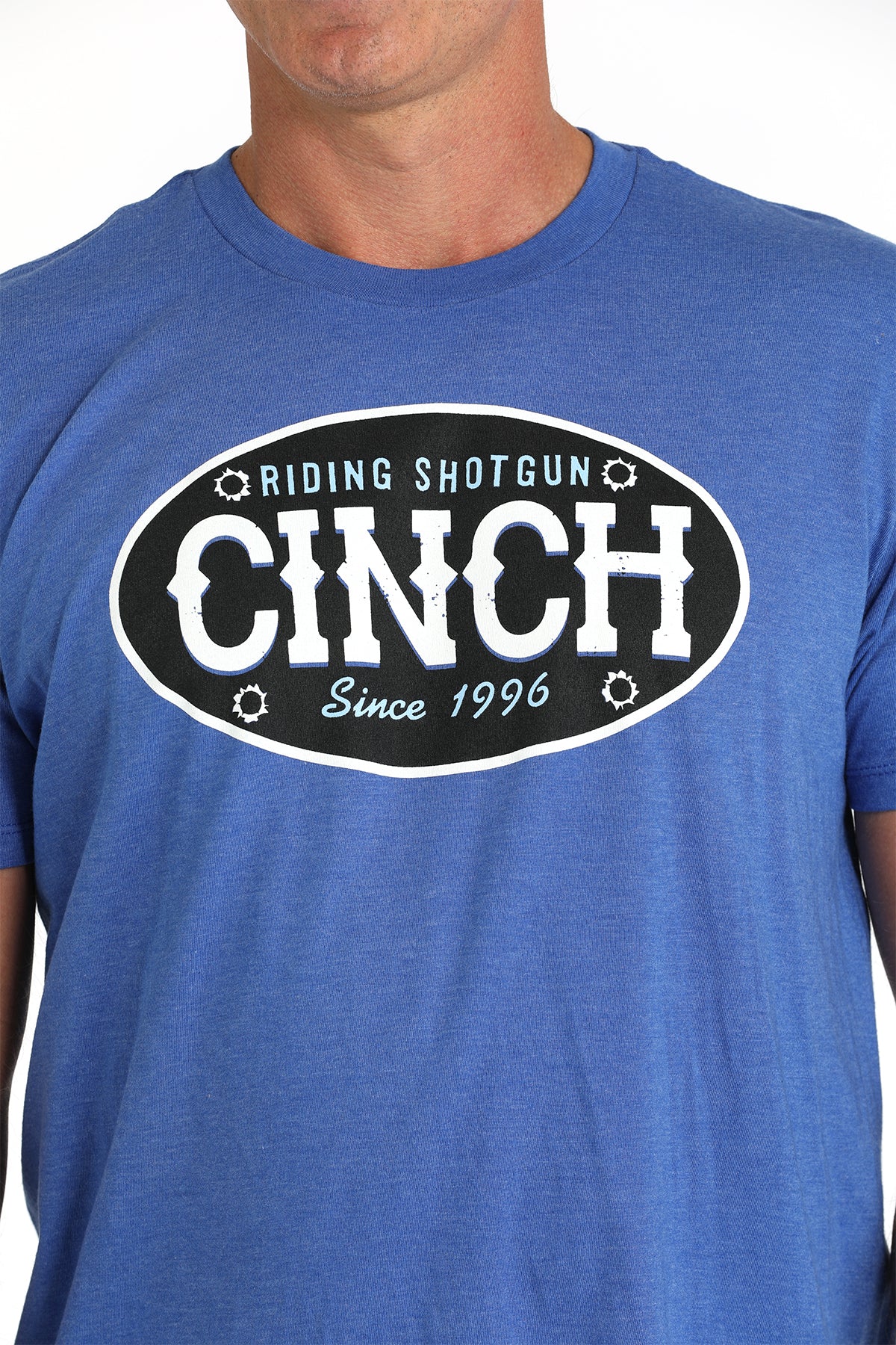 CINCH Men's Royal Blue Short Sleeve Tee