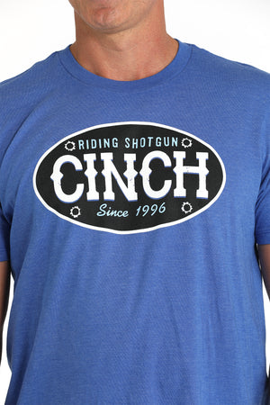 CINCH Men's Royal Blue Short Sleeve Tee