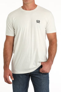 CINCH Men's White Short Sleeve Tee