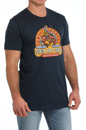 CINCH Men's Navy Short Sleeve Tee