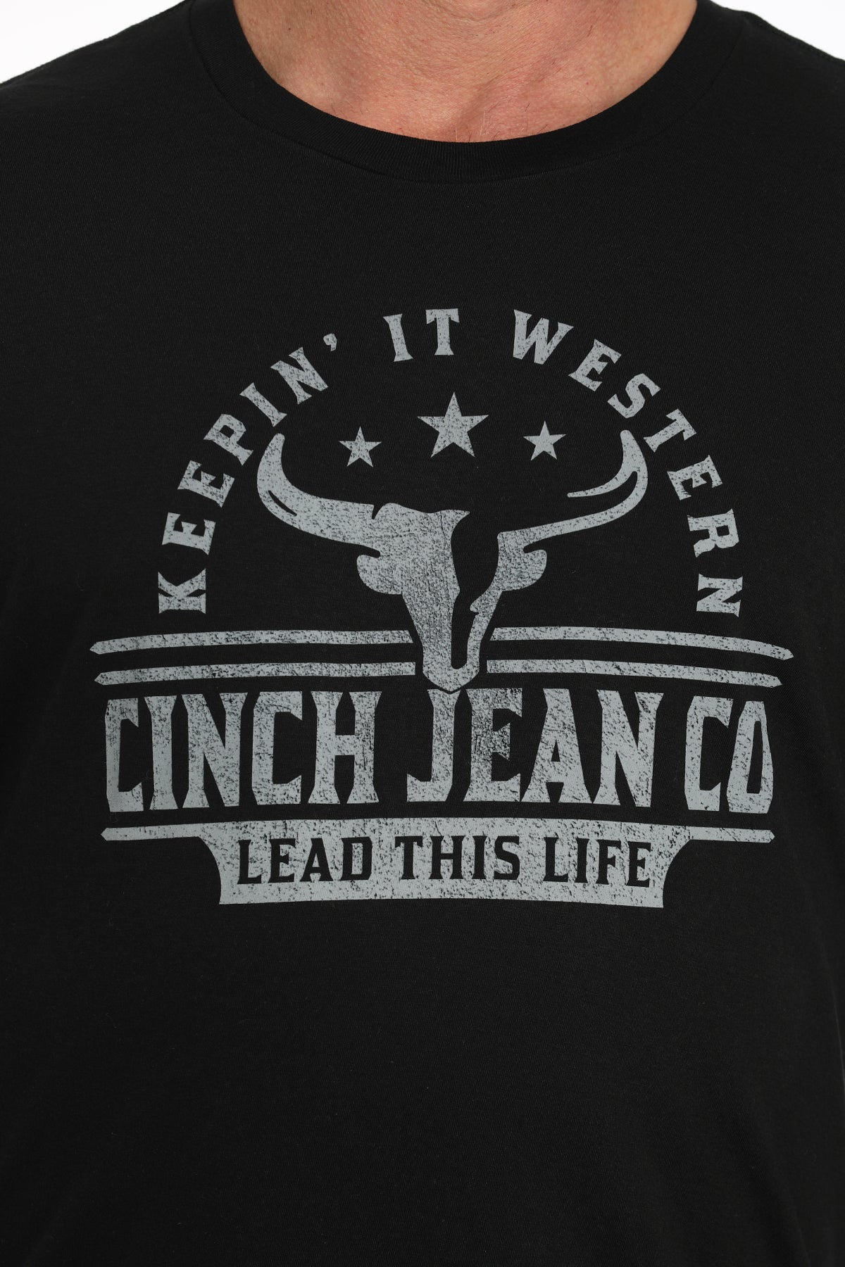 CINCH Men's Black Short Sleeve Tee