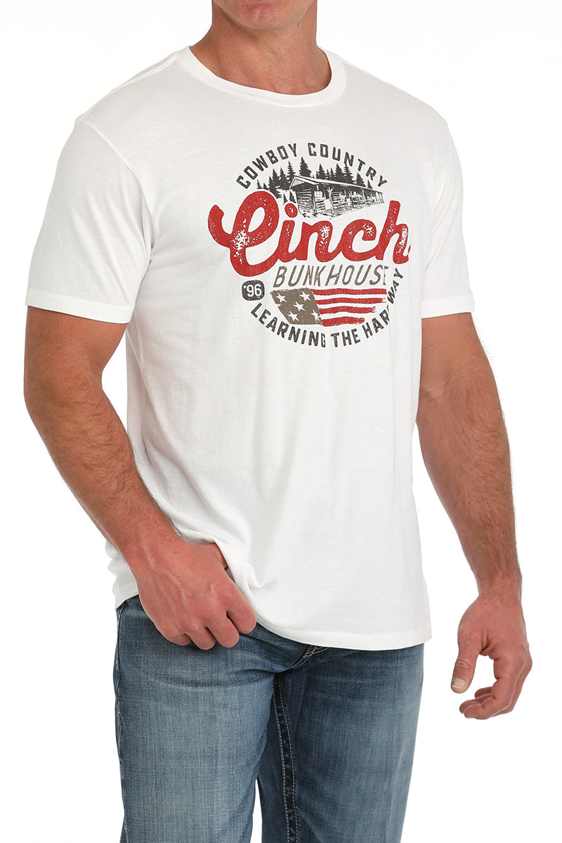 CINCH Men's White Tee