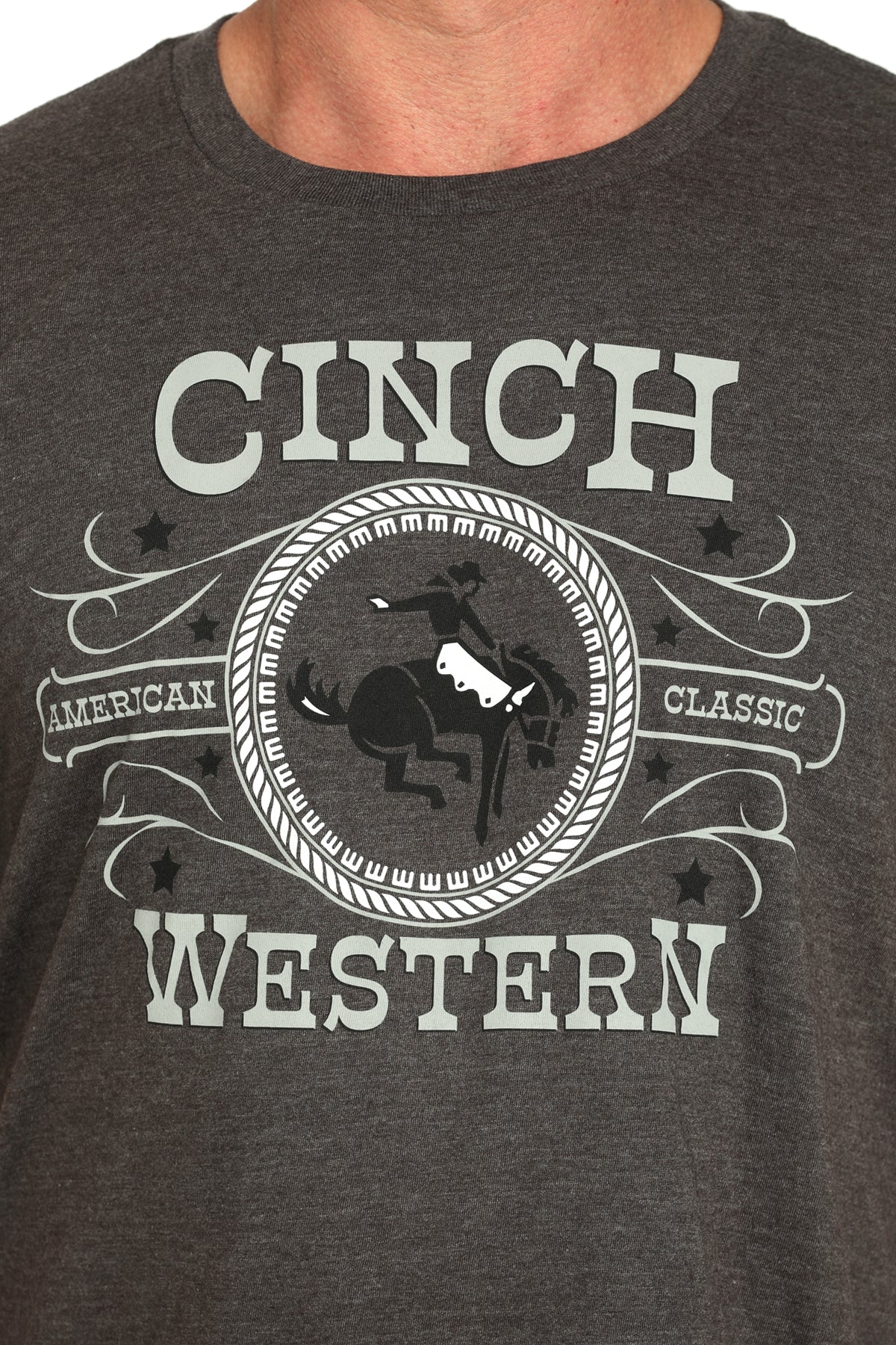 CINCH Men's Charcoal Tee