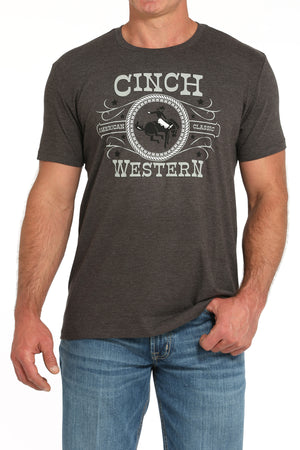 CINCH Men's Charcoal Tee