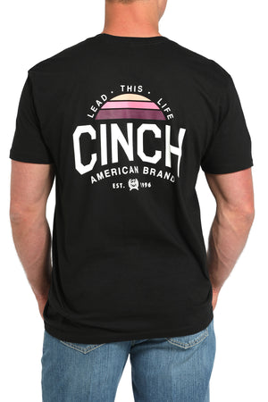 CINCH Men's Black Tee