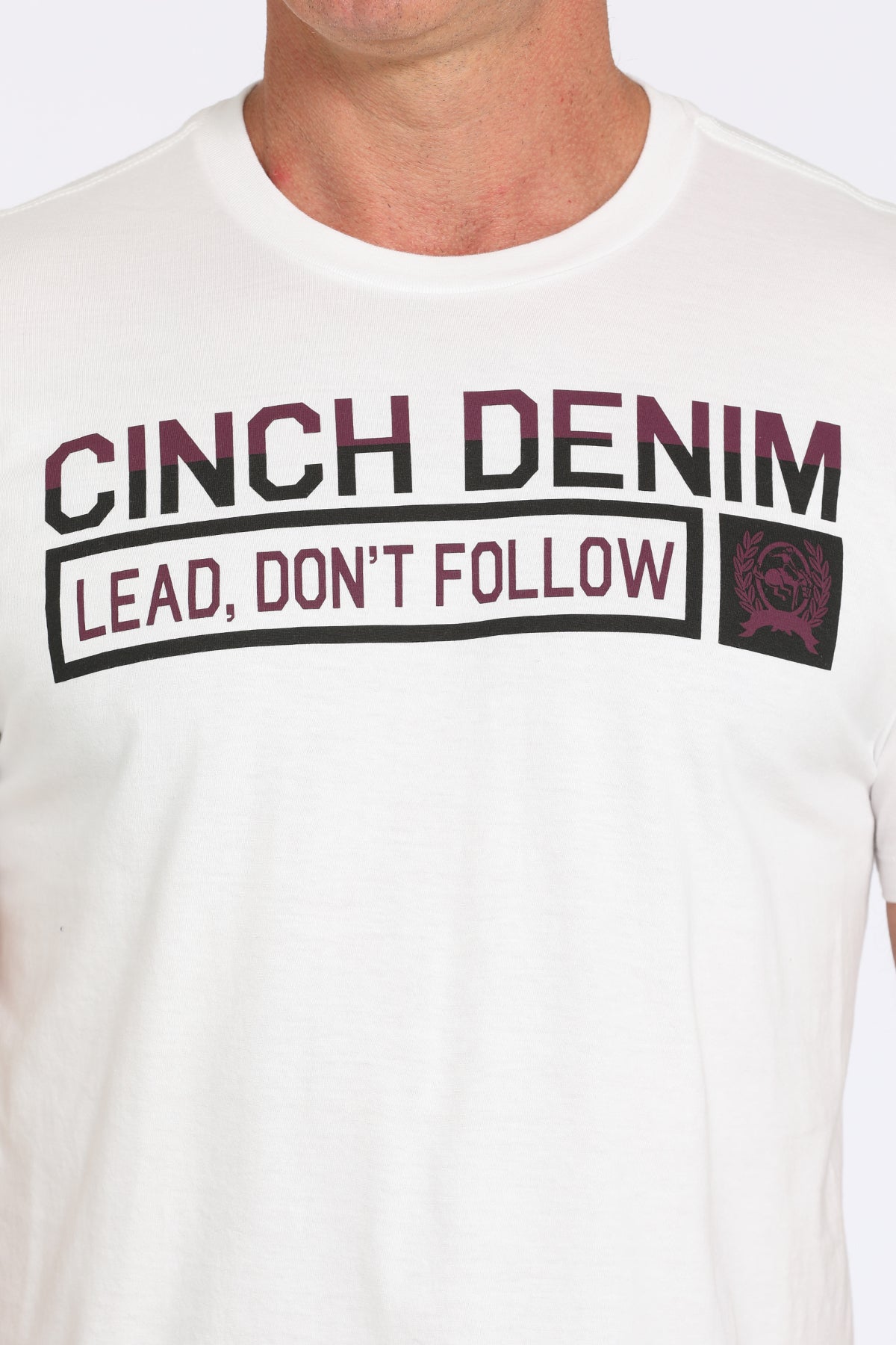 CINCH Men's White Tee