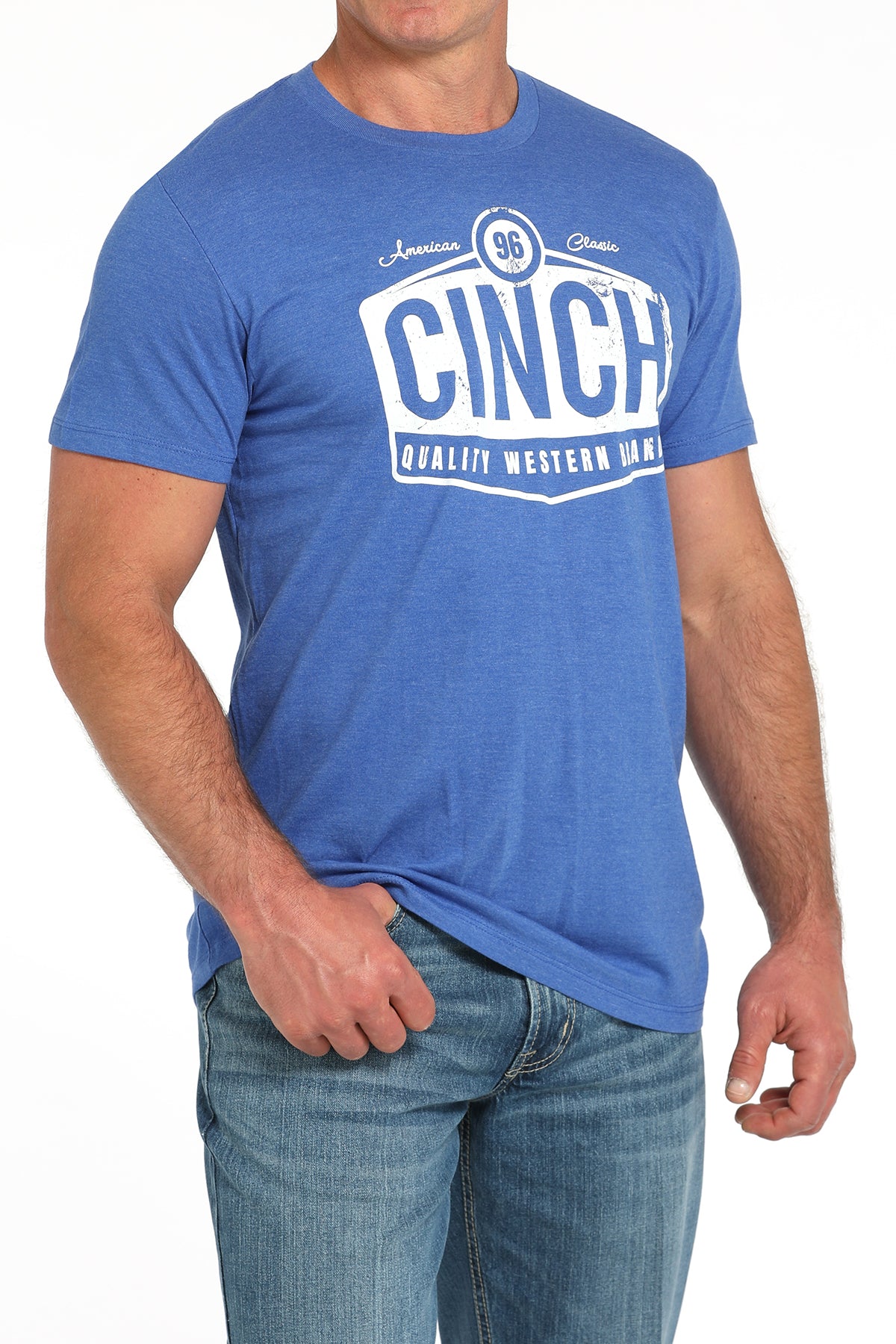 CINCH Men's Royal Blue Tee