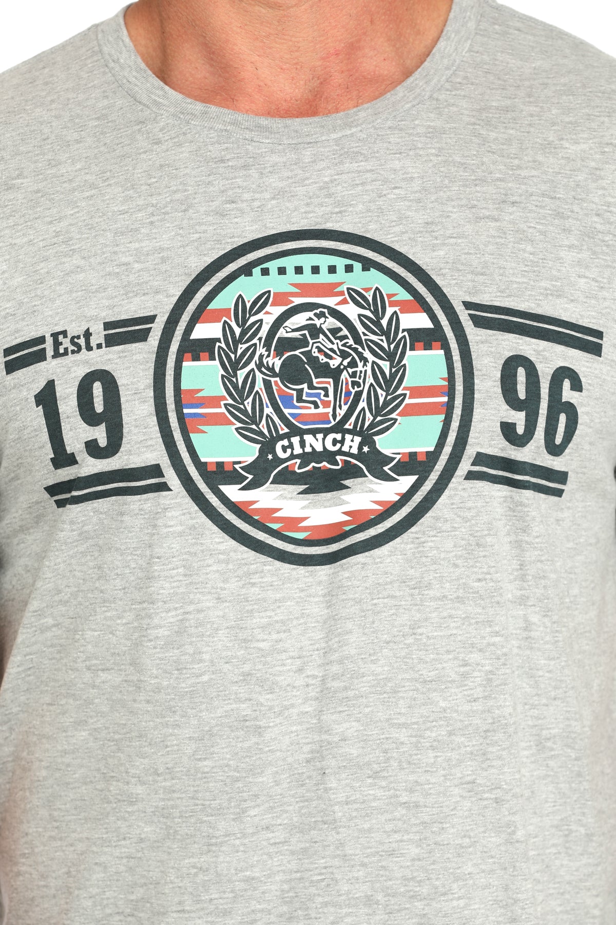 CINCH Men's Grey Tee