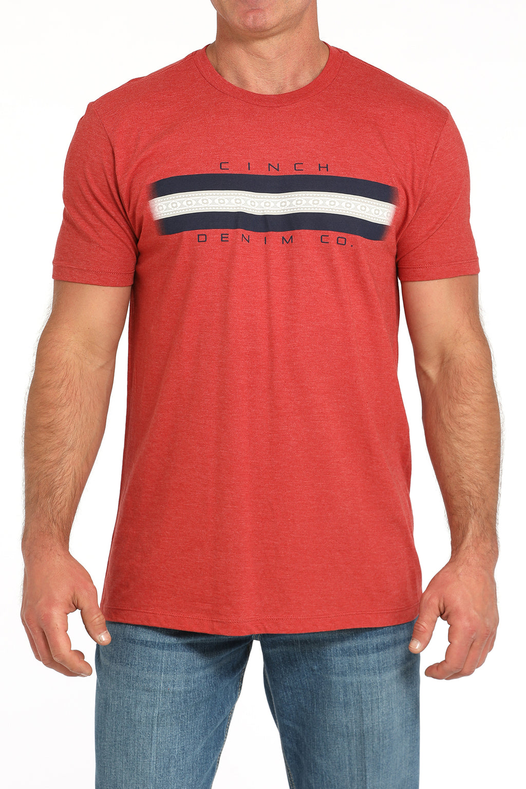 CINCH Men's Red Tee