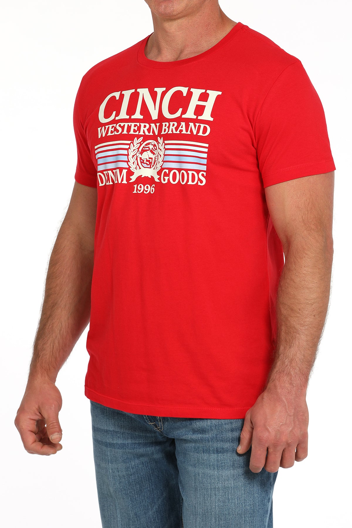CINCH Men's Red S/S Tee
