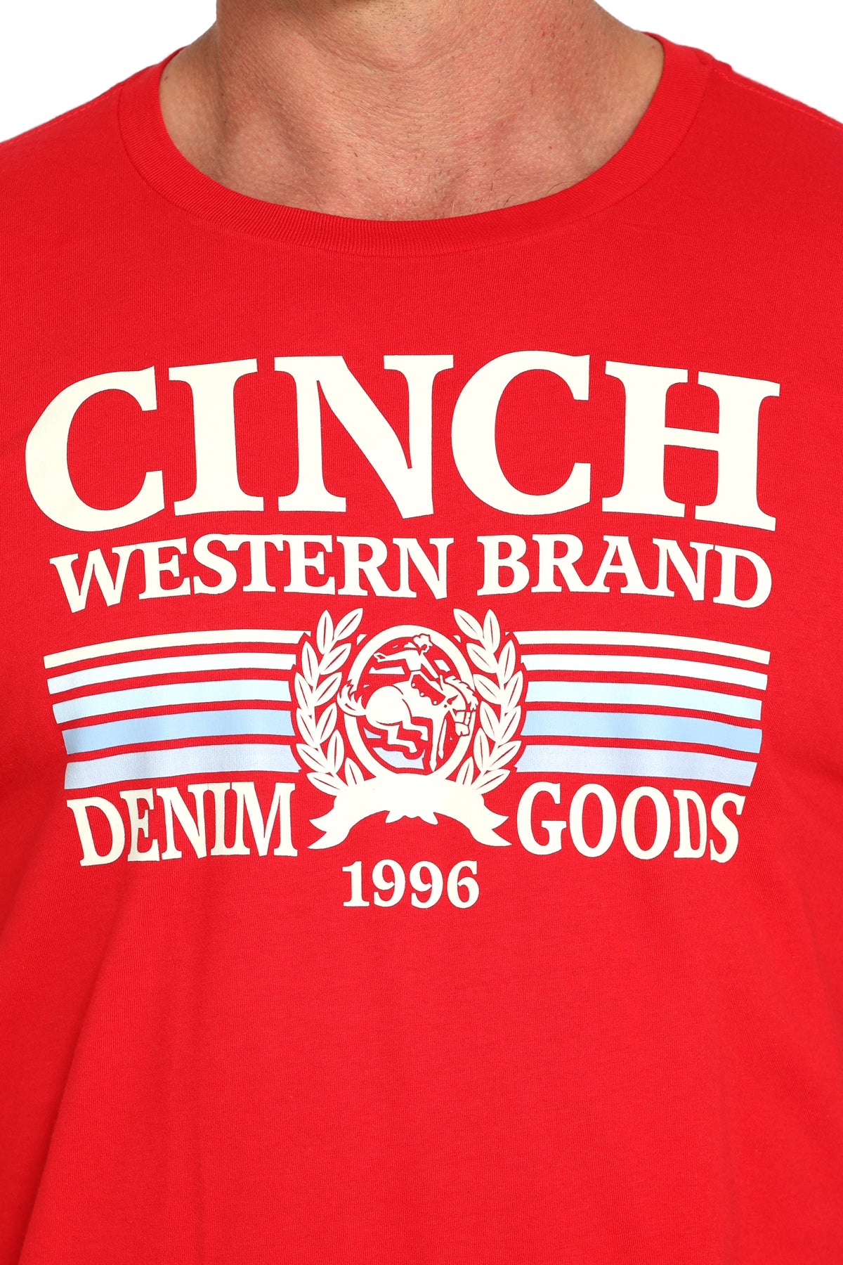 CINCH Men's Red S/S Tee