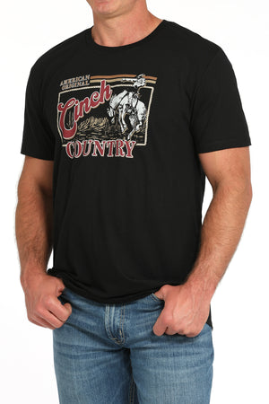 CINCH Men's Black Tee