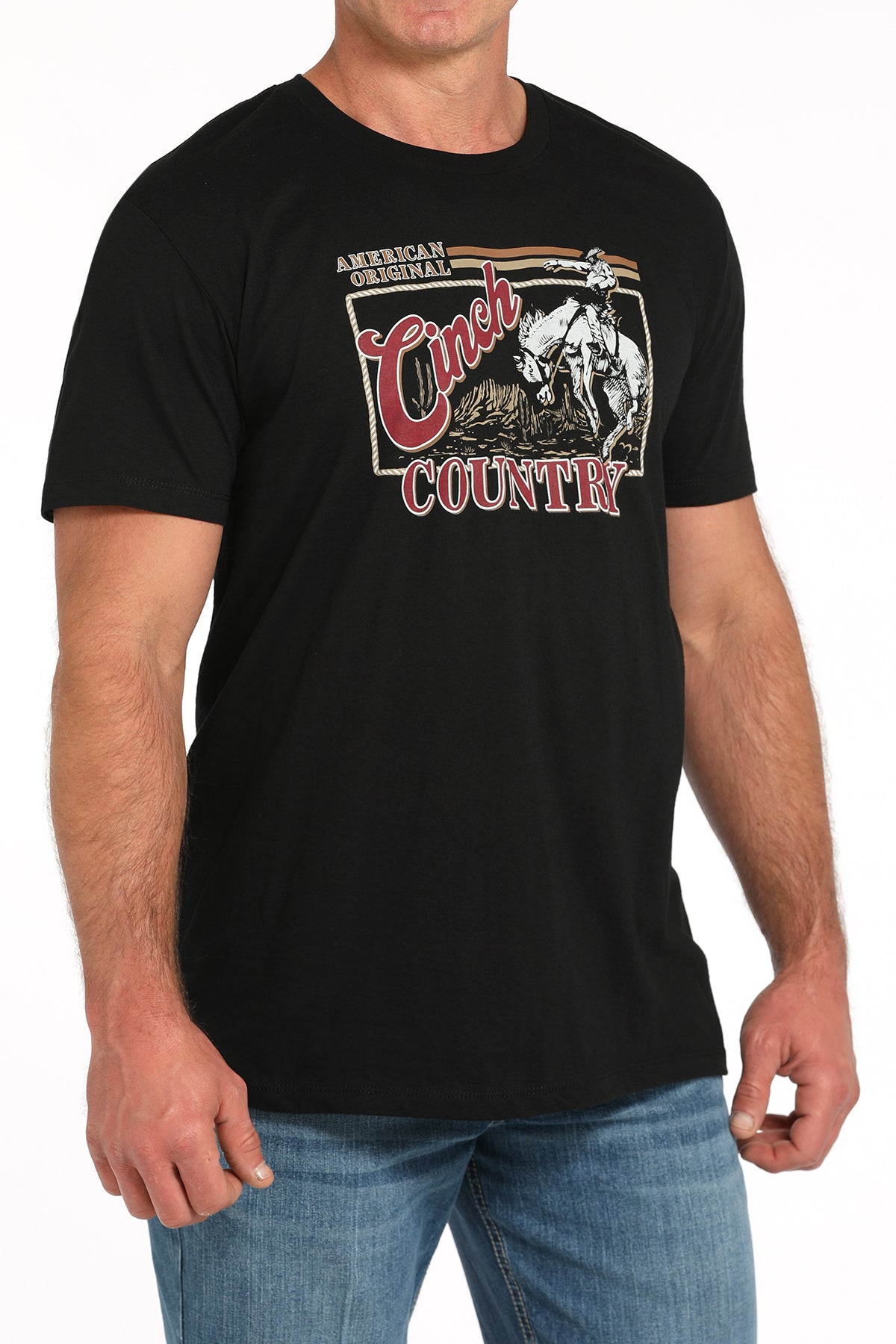 CINCH Men's Black Tee