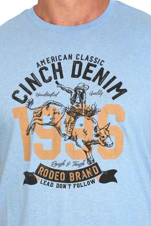 CINCH Men's Light Blue Tee