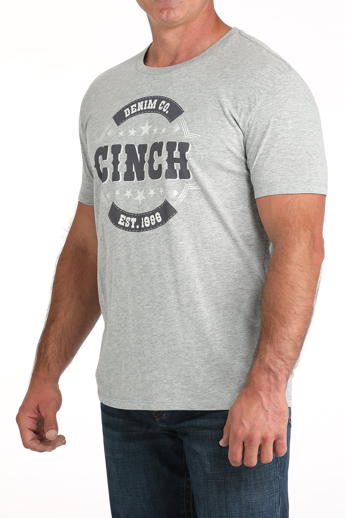 CINCH Men's Grey Tee