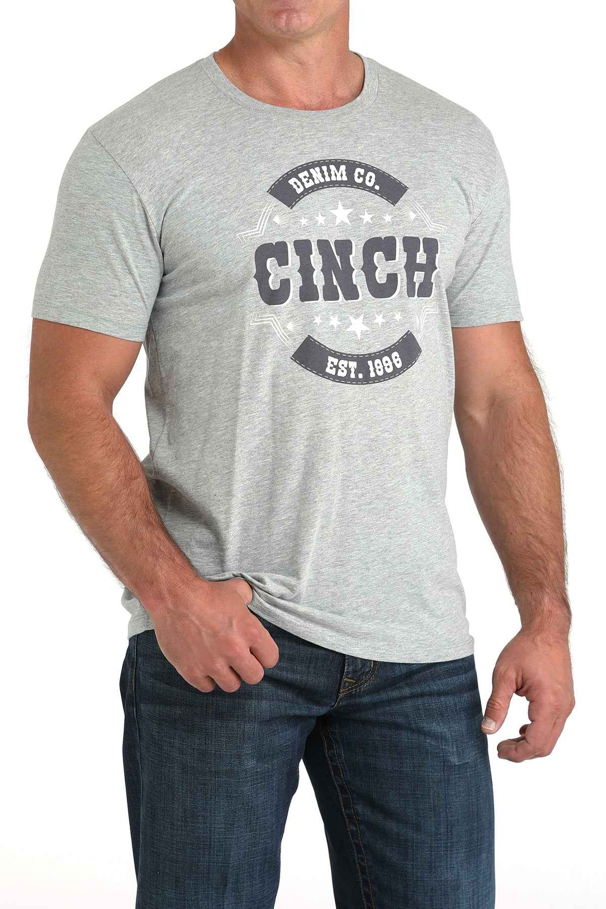 CINCH Men's Grey Tee