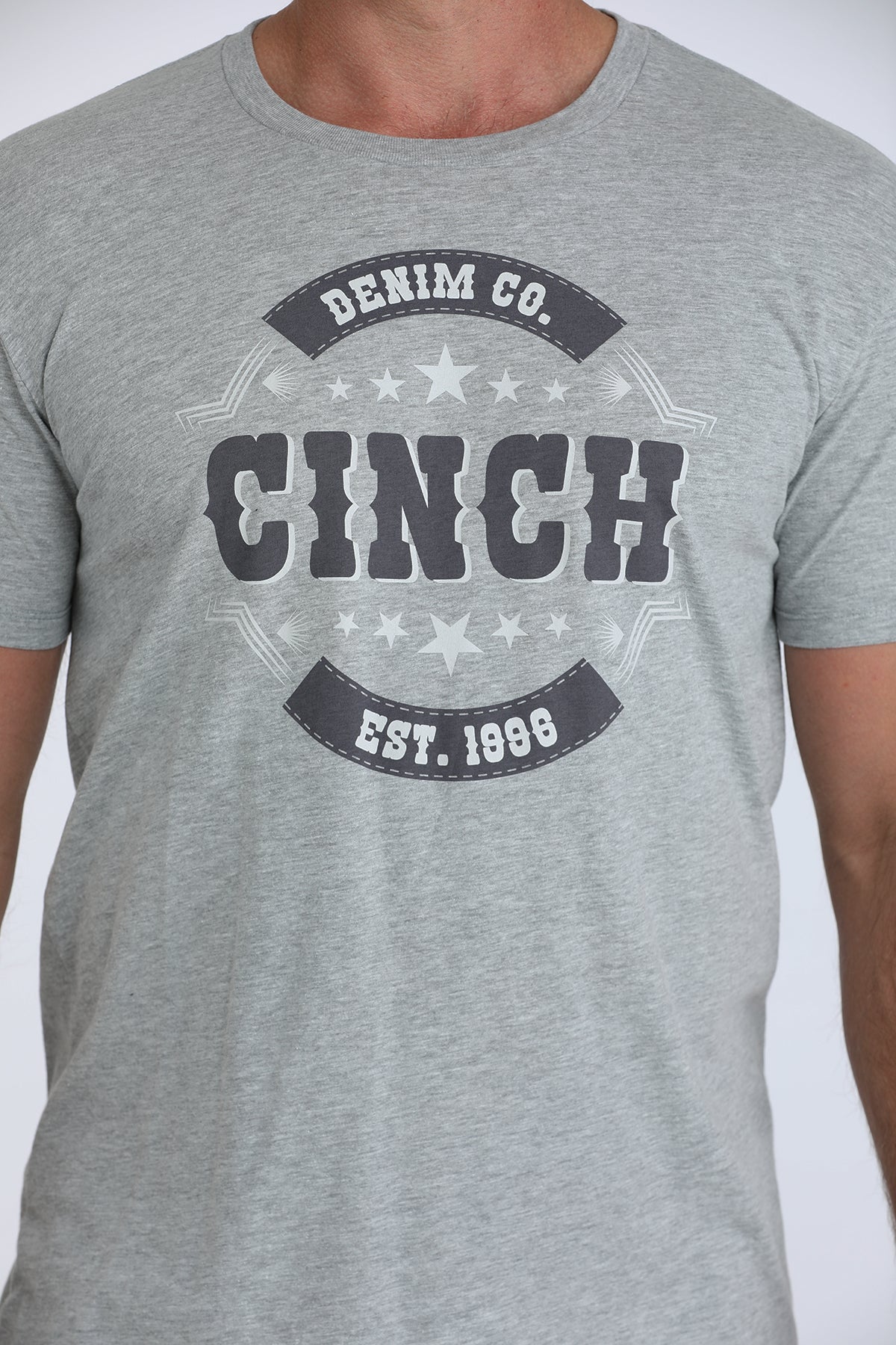 CINCH Men's Grey Tee