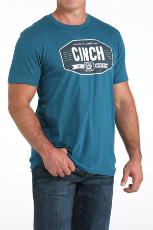 CINCH Men's Teal Tee