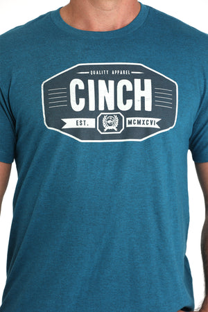 CINCH Men's Teal Tee