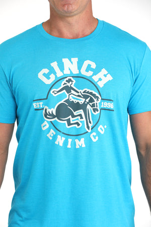 CINCH Men's Blue S/S Tee