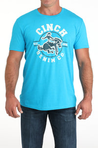 CINCH Men's Blue S/S Tee