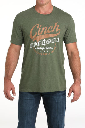 CINCH Men's Olive S/S Tee