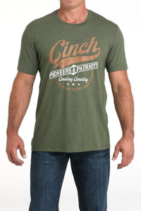 CINCH Men's Olive S/S Tee