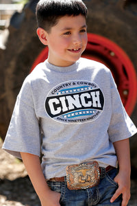 CINCH Boy's Grey Tee
