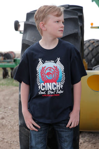 CINCH Boy's Navy Tee