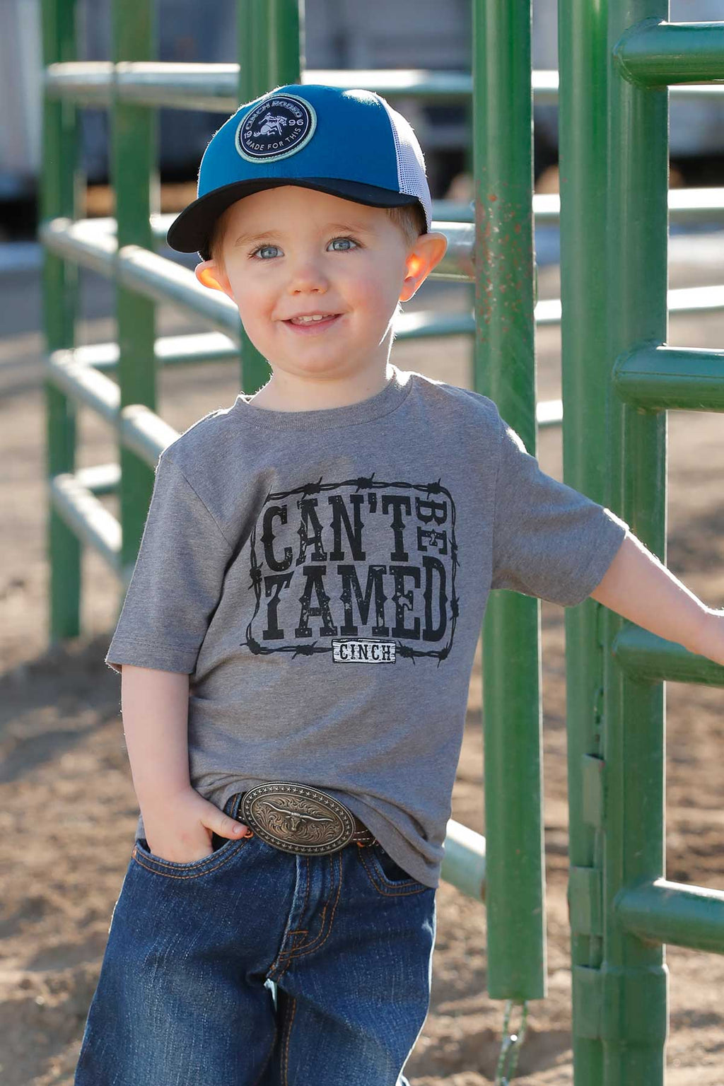 CINCH Toddler Grey S/S Cinch Tee