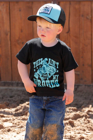 CINCH Boy's Black S/S Tee