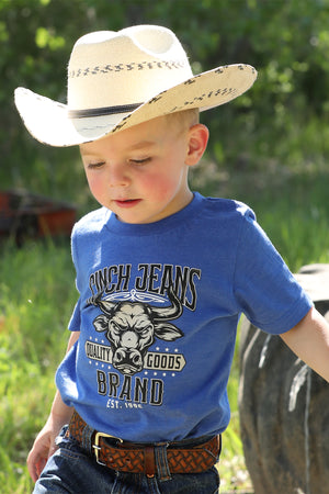 CINCH Boy's Royal Blue S/S Tee