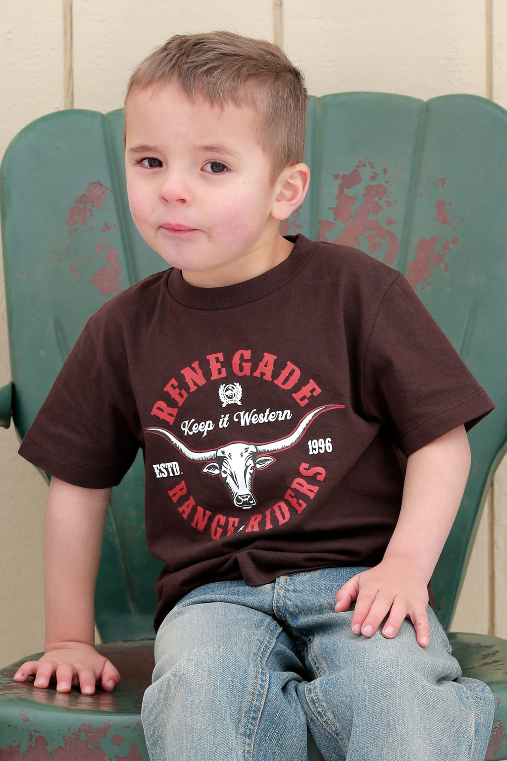 CINCH Toddler Brown Cinch Tee