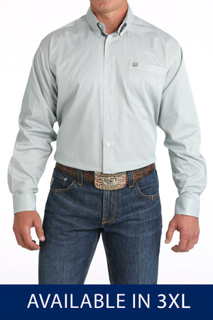 CINCH Men's Green Button-Down Western Shirt