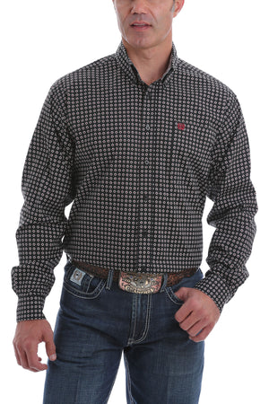 CINCH Men's Black Button-Down Western Shirt