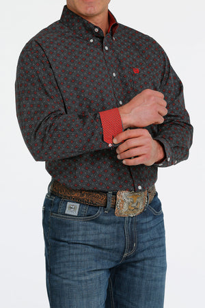 CINCH Men's Black Button-Down Western Shirt