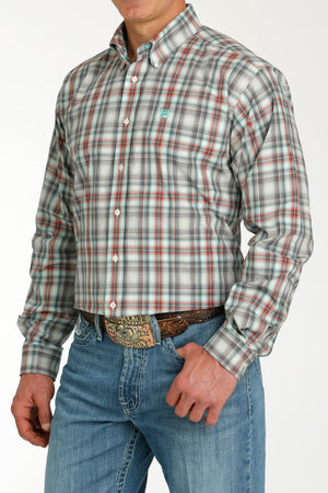 CINCH Men's Multicolor Button-Down Western Shirt