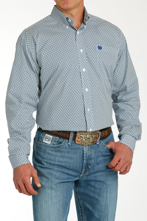 CINCH Men's White Button-Down Western Shirt