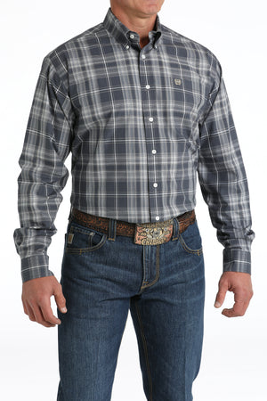 CINCH Men's Plaid Button-Down Western Shirt