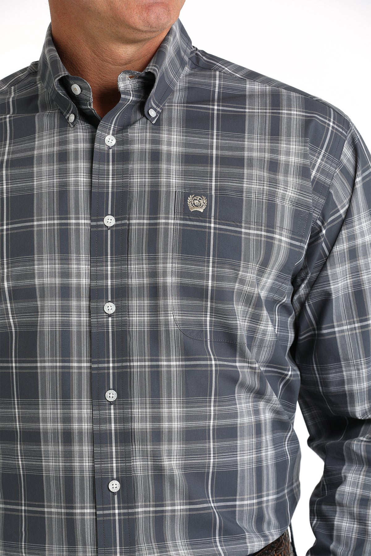 CINCH Men's Plaid Button-Down Western Shirt