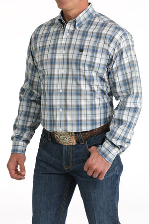 CINCH Men's Plaid Button-Down Western Shirt