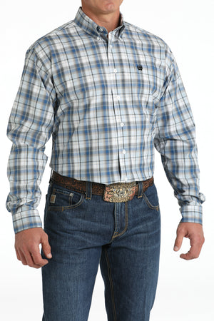 CINCH Men's Plaid Button-Down Western Shirt