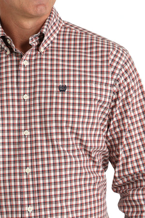 CINCH Men's Cream Button-Down Western Shirt