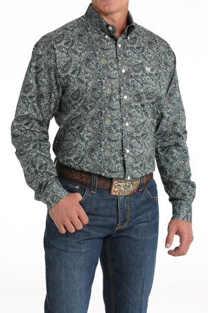 CINCH Men's Paisley Button-Down Western Shirt