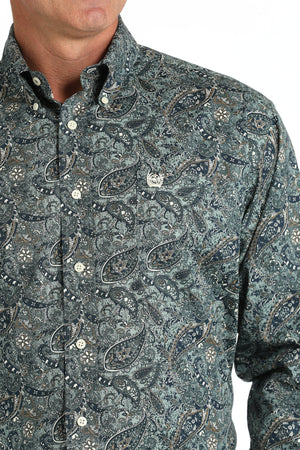 CINCH Men's Paisley Button-Down Western Shirt