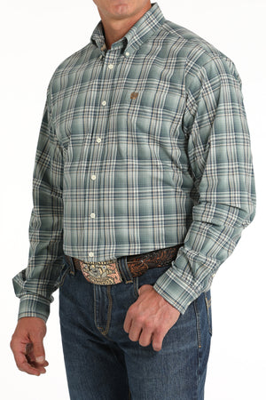 CINCH Men's Plaid Button-Down Western Shirt