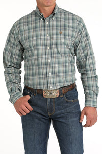 CINCH Men's Plaid Button-Down Western Shirt