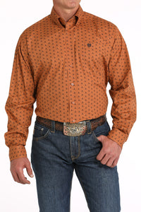 CINCH Men's Gold Button-Down Western Shirt