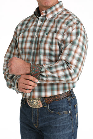 CINCH Men's Plaid Button-Down Western Shirt