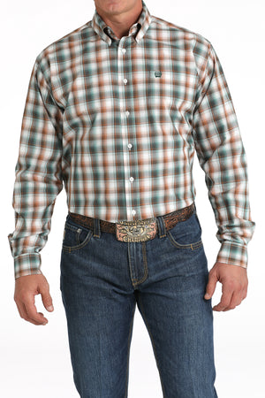 CINCH Men's Plaid Button-Down Western Shirt